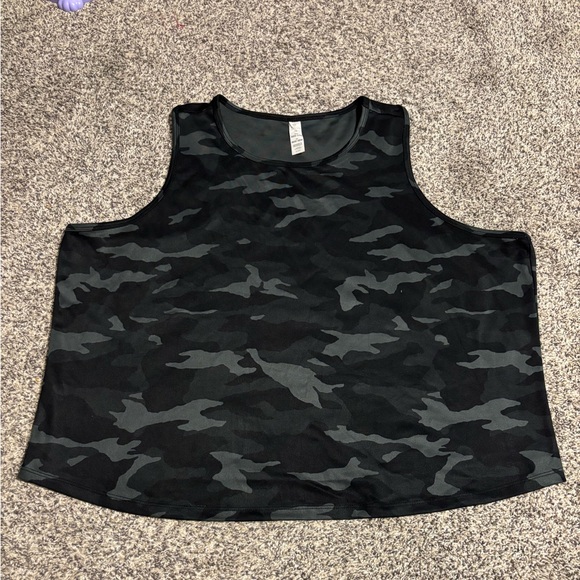 Balance Collection Tops - Balance Collection Black and Gray Camo Muscle Tee